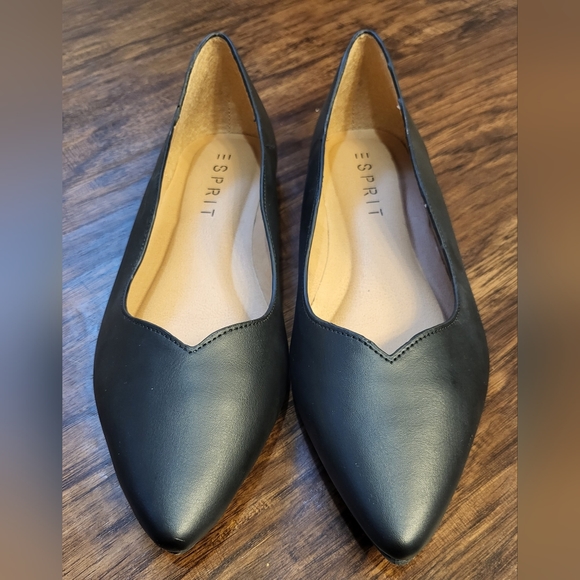 Espirit women's black flats size 7.5 - Picture 1 of 5